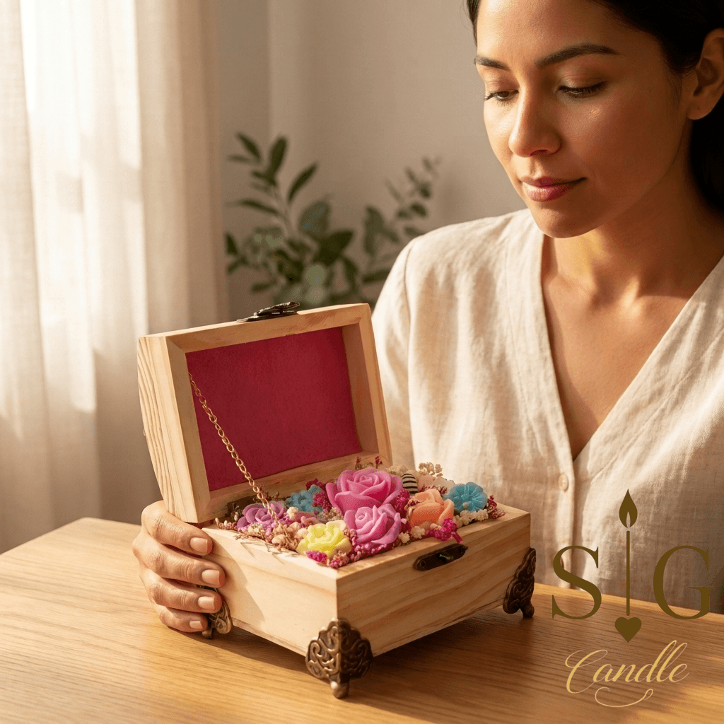 Vela Cofre Tesoro Aromático – imagen 2