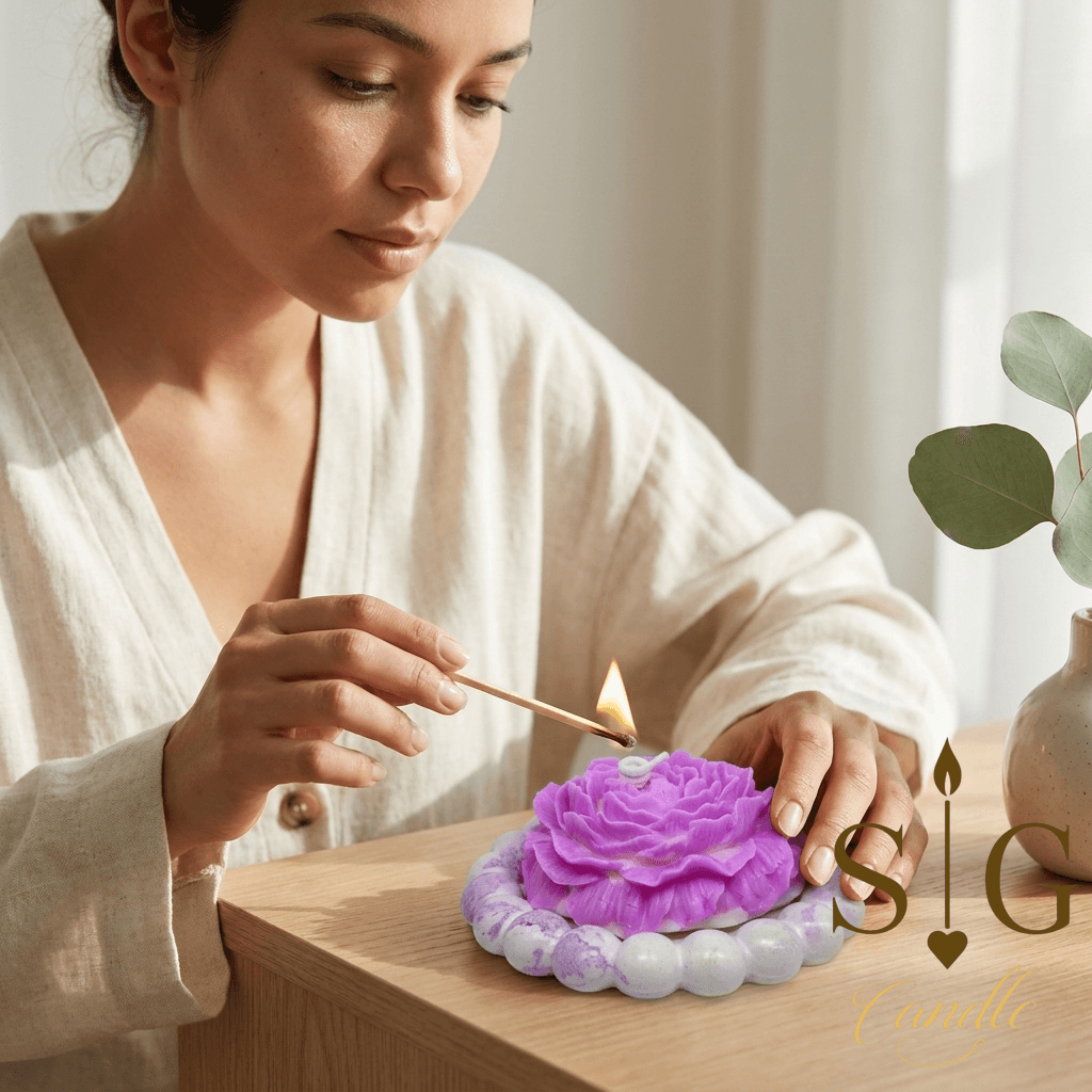 Vela Botánica Violeta Silvestre – imagen 2