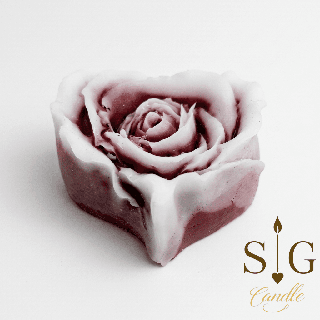 Vela Botánica Corazón Floral – imagen 3