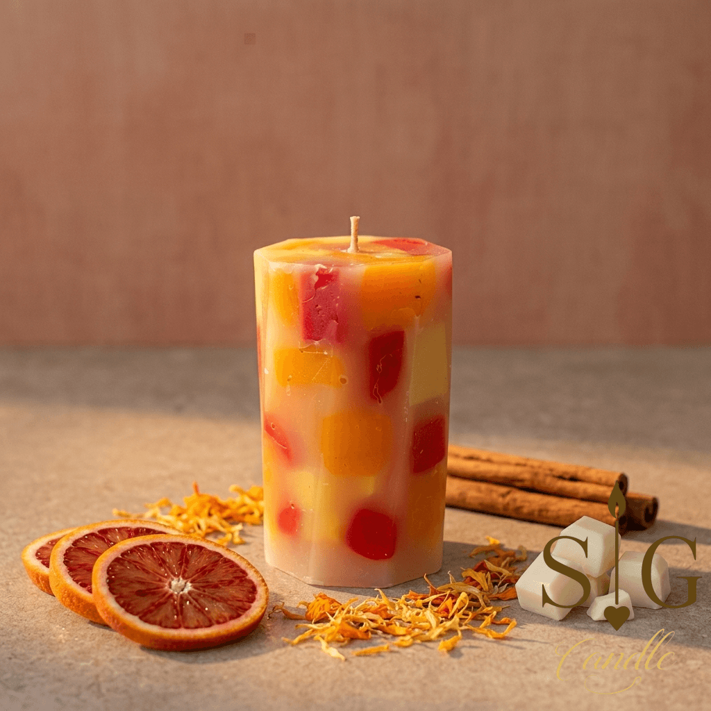 Vela Escultórica Frutas del Trópico