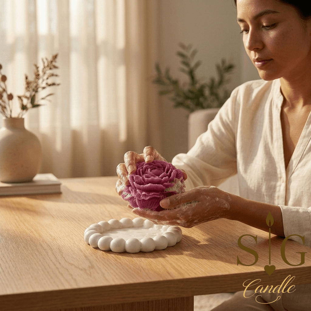 Jabón Artesanal Pétalo de Rosa – imagen 2