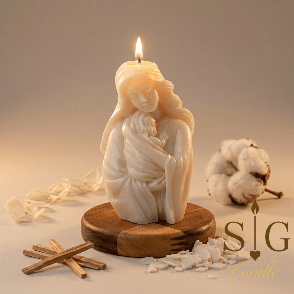 Vela Escultórica Virgen María