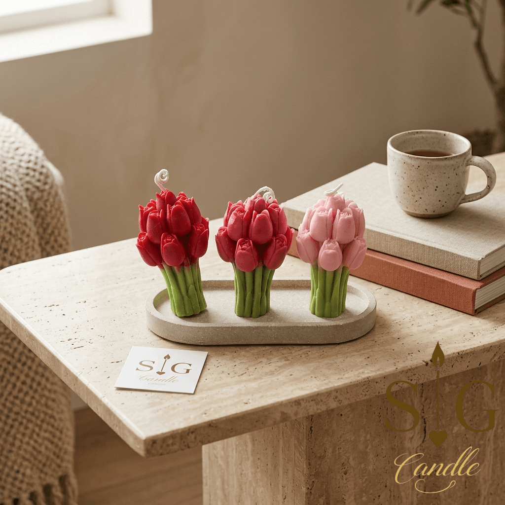 Vela Escultórica Jardín de Tulipanes – imagen 2