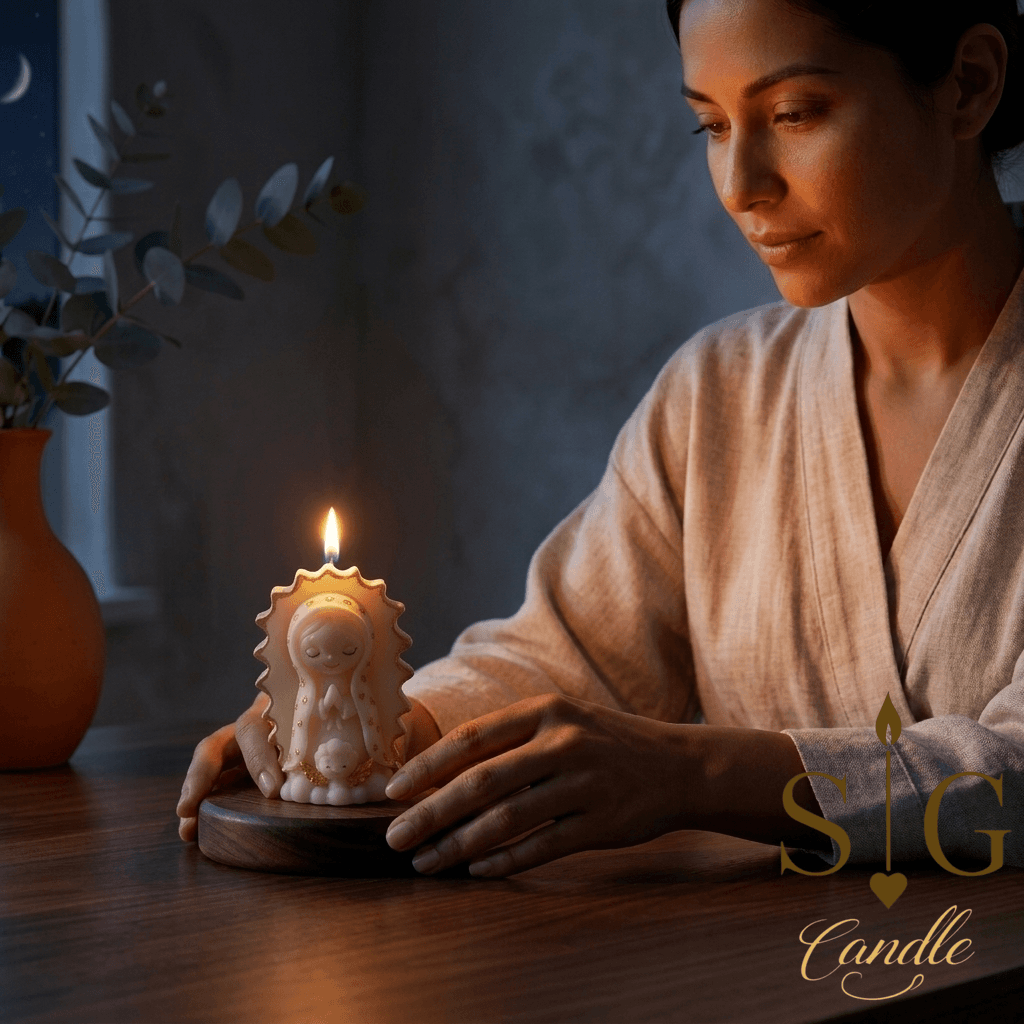 Vela Escultórica María Celestial